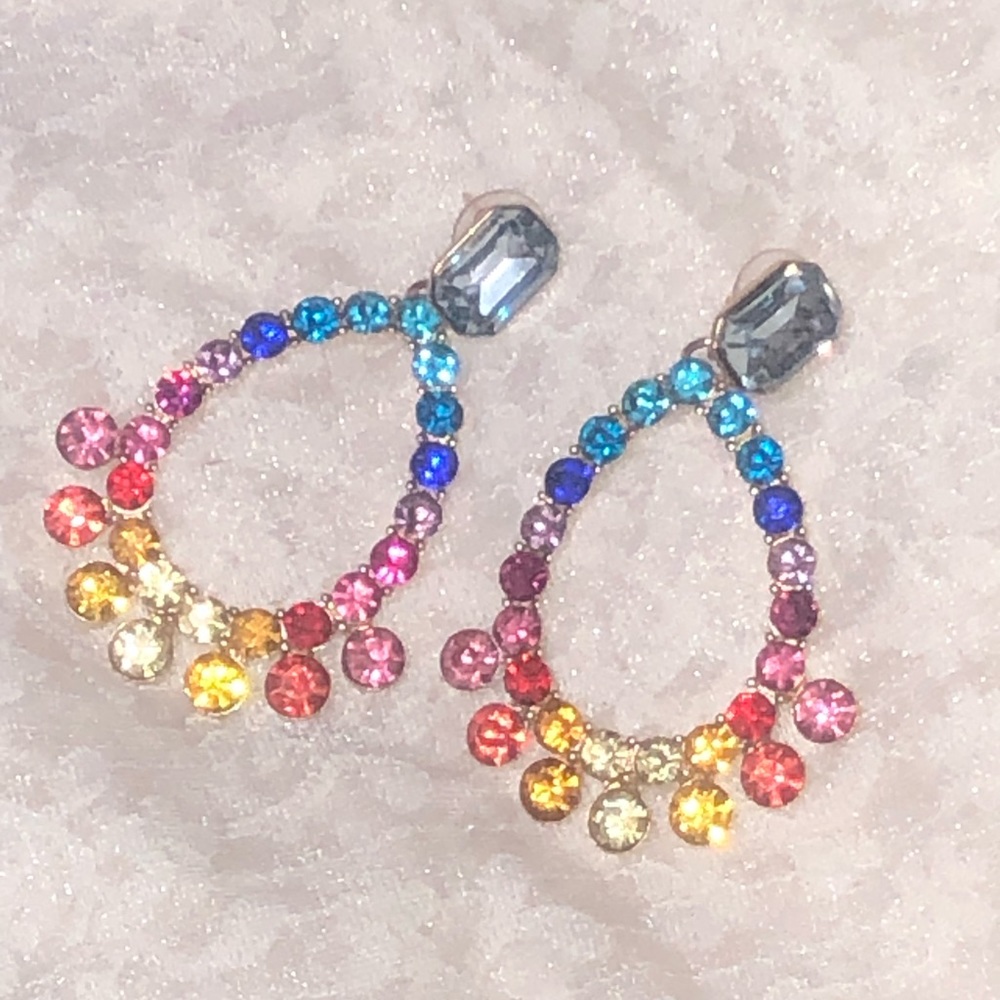 Rhinestone earrings